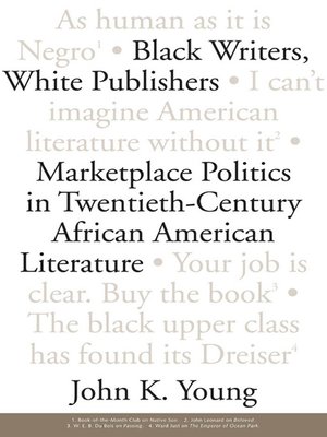cover image of Black Writers, White Publishers